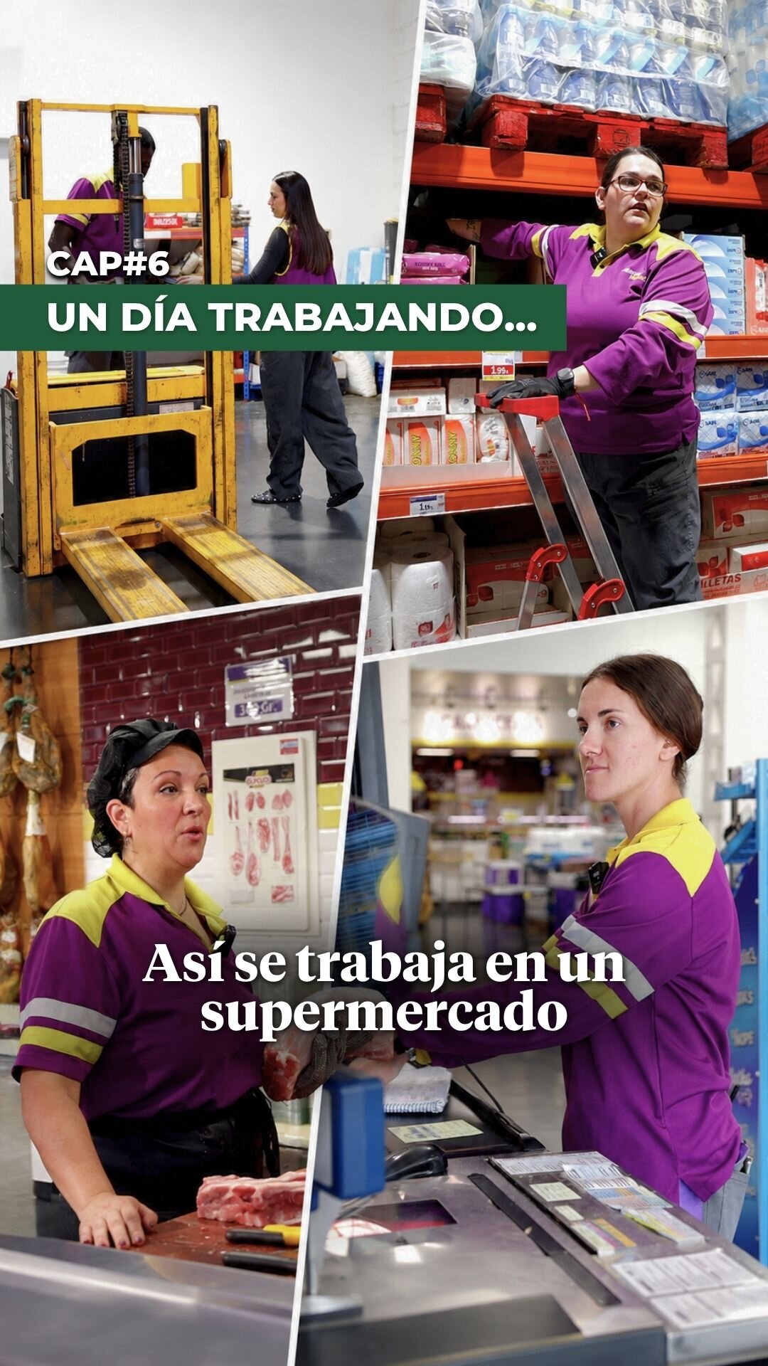 Cap.6 UN DÍA TRABAJANDO… en un supermercado | Puestos, salarios y curiosidades